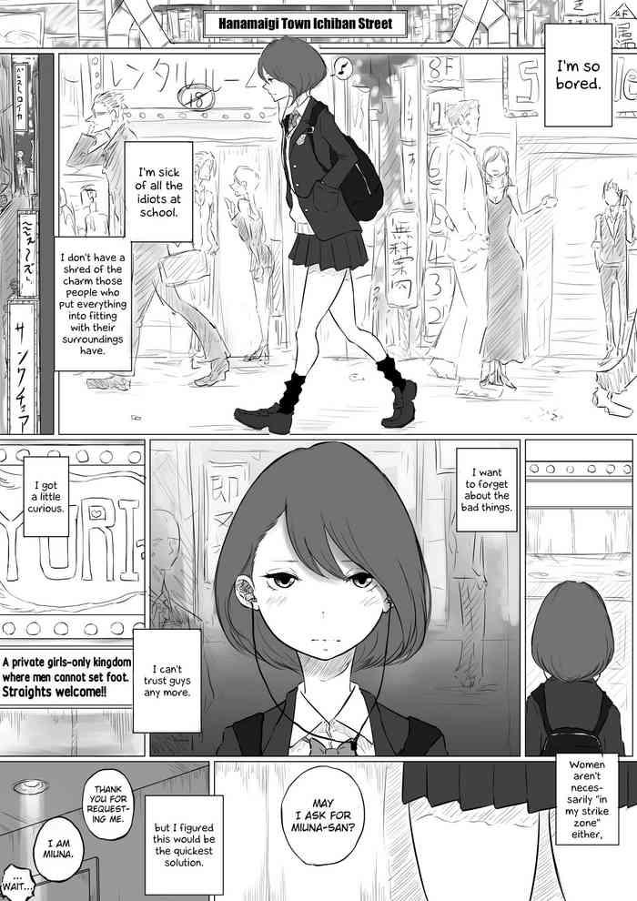 Three Some Sousaku Yuri: Les Fuuzoku Ittara Tannin ga Dete Kita Ken | I Went to a Lesbian Brothel and My Teacher Was There- Original hentai Celeb