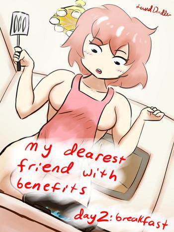 Big Ass My Dearest Friend with Benefits Day 2: Breakfast- Doki doki literature club hentai Shaved Pussy