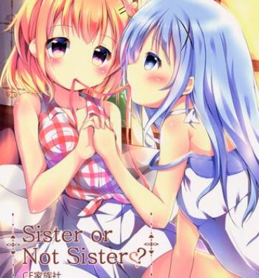 Upskirt Sister or Not Sister??- Gochuumon wa usagi desu ka hentai Muscular