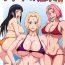 Family Sex Tsunade no In Suiyoku | Tsunade's Obscene Beach- Naruto hentai Hardcore Sex