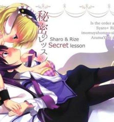 Best Blowjob Sharo to Rize no Himitsu no Lesson | Sharo & Rize Secret Lesson- Gochuumon wa usagi desu ka hentai Hot Teen