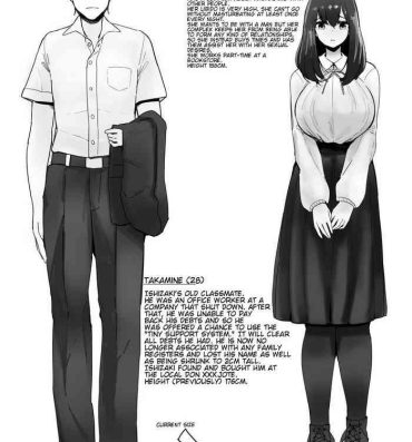 Banho Chiisaku Natta Jibun o Katta no ga Mukashi no Doukyuusei Datta Hanashi Jou | The Story of When My Old Classmate Bought Me After I Shrank- Original hentai Cum Shot