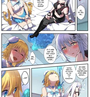 Amazing FGO Double Jeanne Possession- Fate grand order hentai Cogida