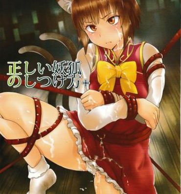 Penetration Tadashii Youko no Shitsukekata+- Touhou project hentai Double