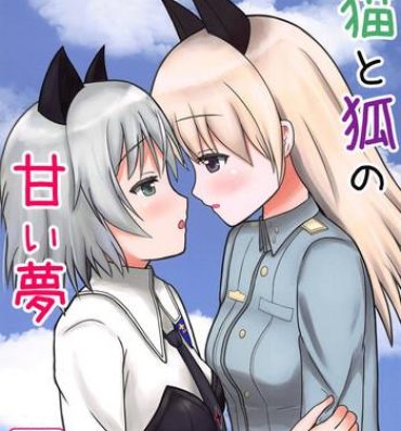 Legs Neko to Kitsune no Amai Yume- Strike witches hentai Ejaculations